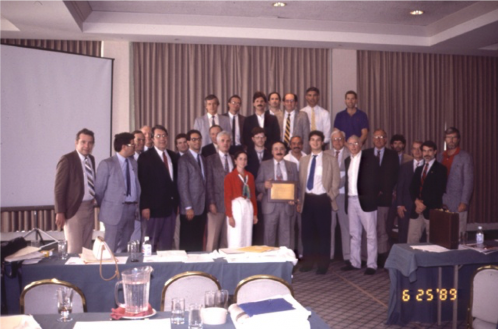 The first ASAMI meeting, 1989.